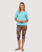 Vassalli Tee Boat Neck - Caribbean