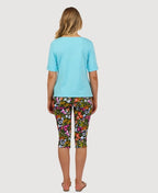Vassalli Tee Boat Neck - Caribbean