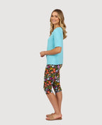 Vassalli Tee Boat Neck - Caribbean