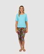 Vassalli Tee Boat Neck - Caribbean
