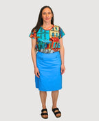 Esplanade Skirt Classic Pull On Cotton/Nylon - Reef