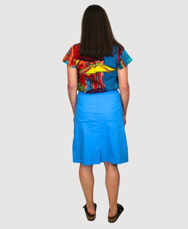 Esplanade Skirt Classic Pull On Cotton/Nylon - Reef
