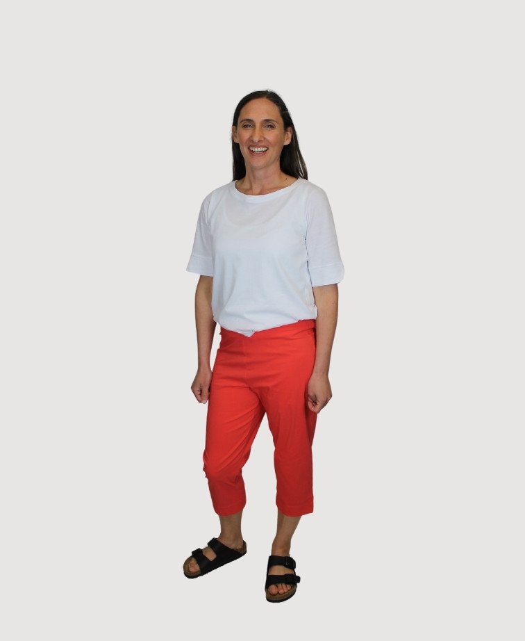 Esplanade Pants 3/4 Cotton/Nylon - Papaya