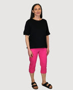 Esplanade Pants 3/4 Cotton/Nylon - Pink Flash