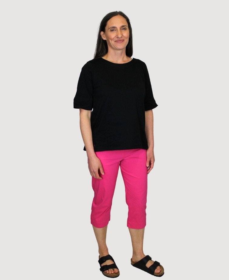Esplanade Pants 3/4 Cotton/Nylon - Pink Flash