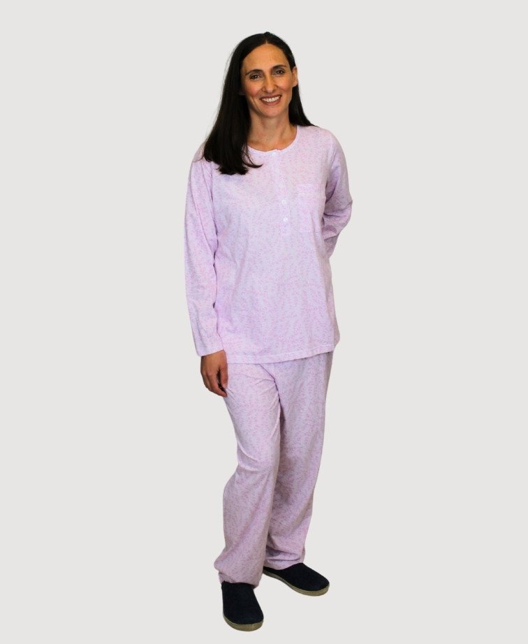 Givoni PJ Button Knit Athena Floral - Pink