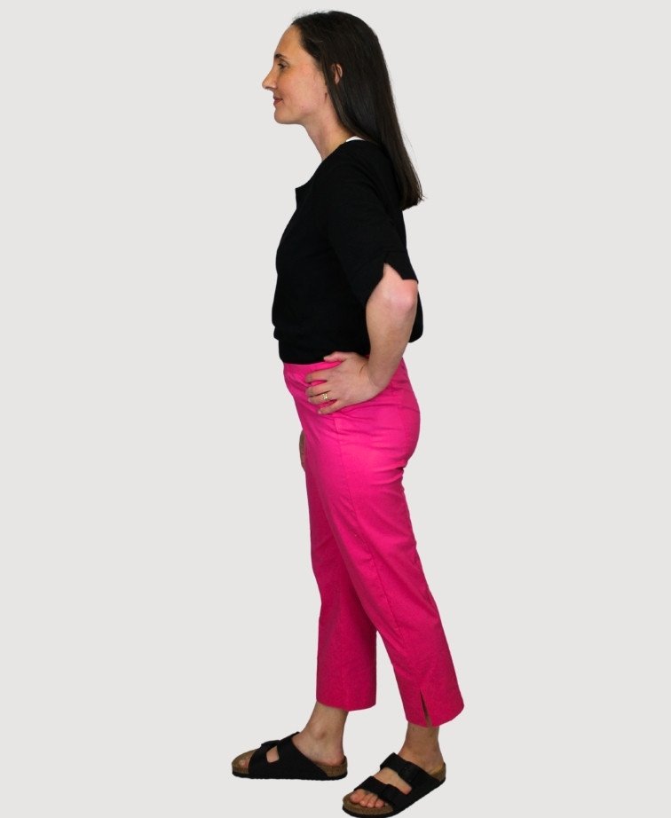 Esplanade Pants 7/8 Cotton/Nylon - Pink Flash