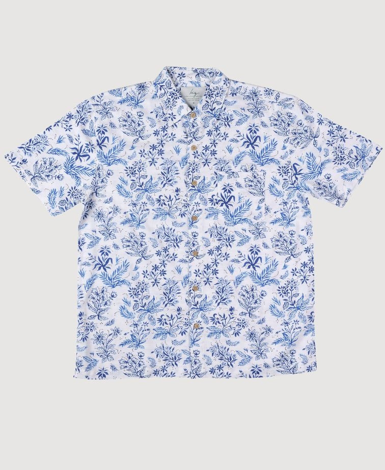 Kingston Grange Shirt S/S Bamboo Botanica - Botanica