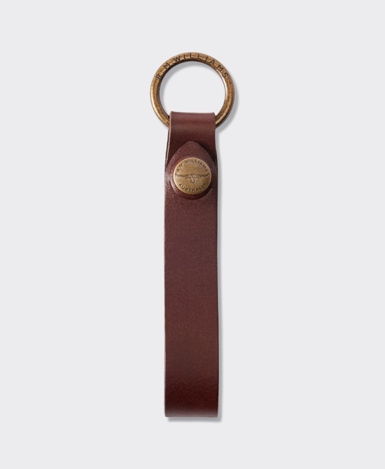 RMW Tanby Key Fob - Dark Tan