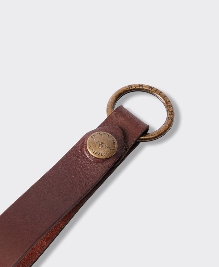 RMW Tanby Key Fob - Dark Tan