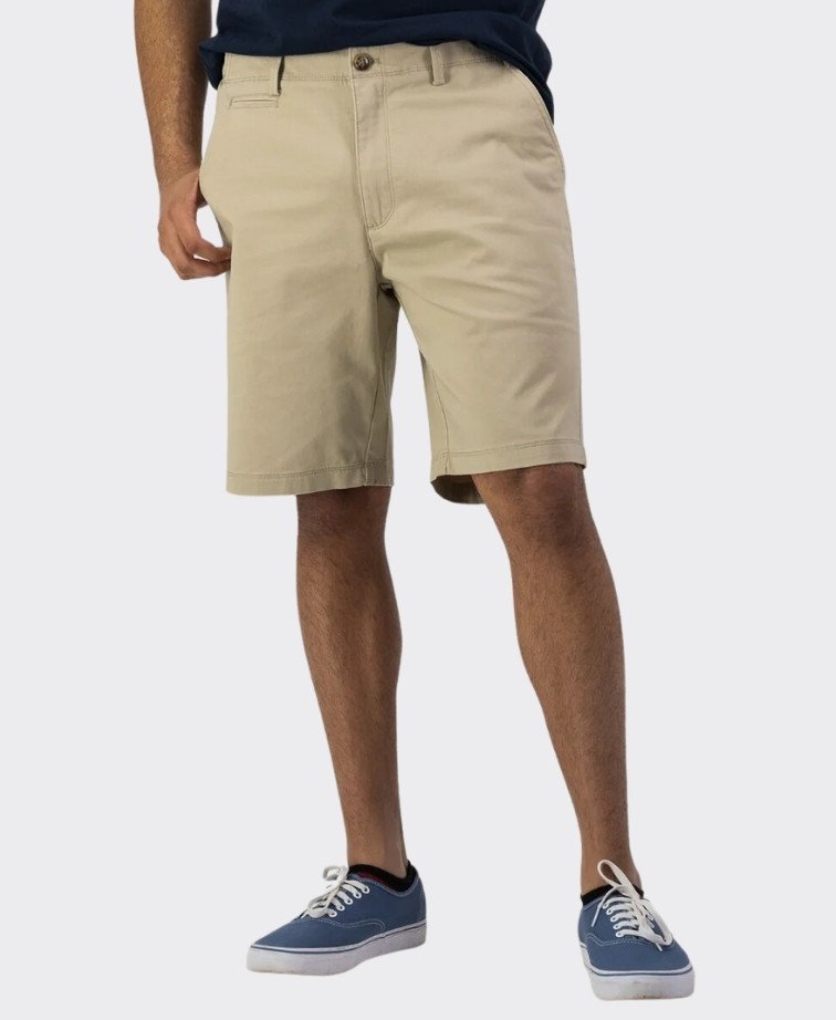 Swanndri Mission Bay Chino Shorts - Light Stone