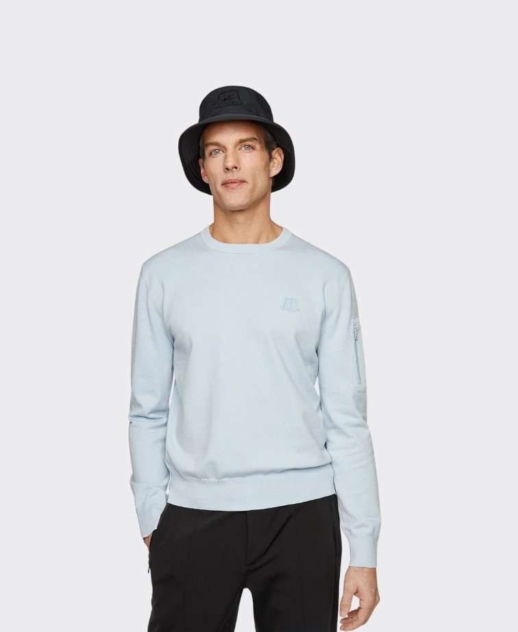 Tilley Cotton Pocket Crew - Light Blue