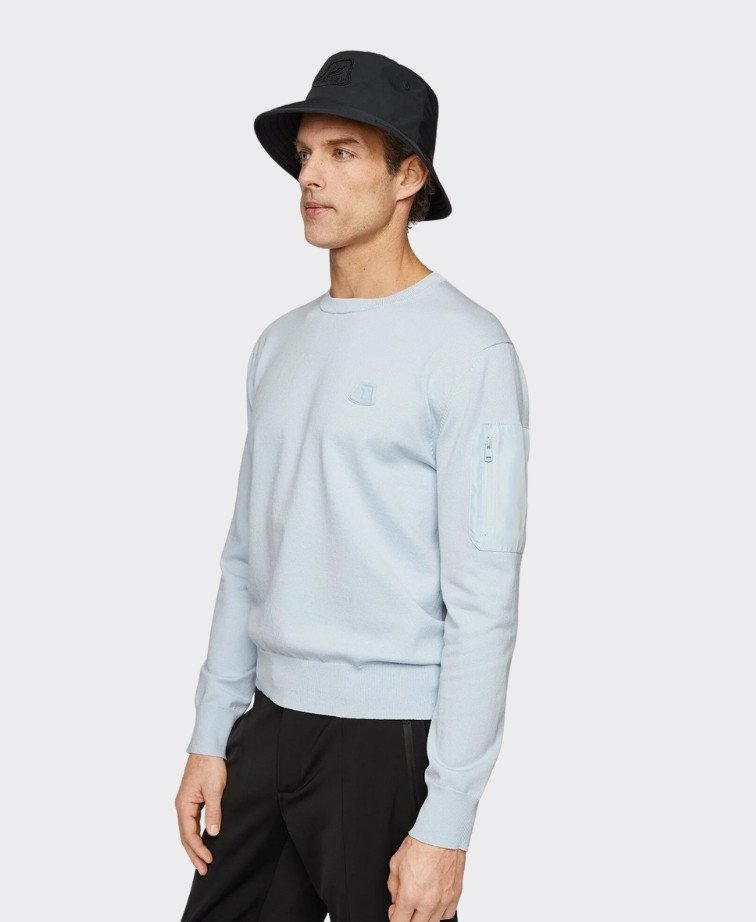 Tilley Cotton Pocket Crew - Light Blue