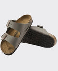Birkenstock Arizona Birkibuc Stone Regular - Stone