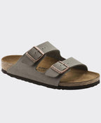 Birkenstock Arizona Birkibuc Stone Regular - Stone