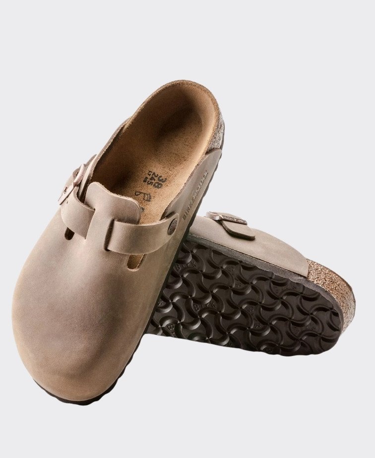 Birkenstock Boston Oiled Leather Regular Tobacco Brown - Tobacco Brown