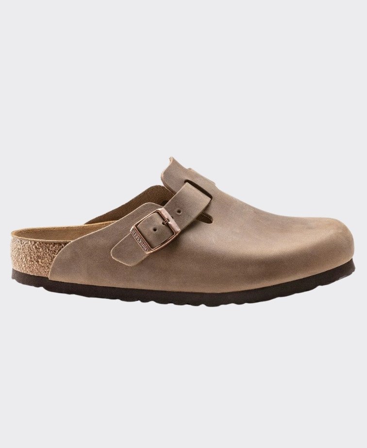 Birkenstock Boston Oiled Leather Regular Tobacco Brown - Tobacco Brown