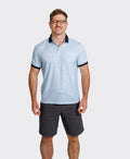 Lifestyle Polo Blue Print - Blue