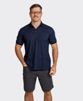 Lifestyle Polo Navy Print - Navy