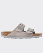 Birkenstock Arizona SFB Suede Stone Coin Narrow - Stone Coin