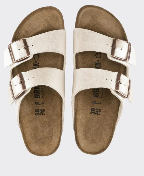 Birkenstock Arizona Birko-Flor Graceful Pearl White Regular - Pearl White