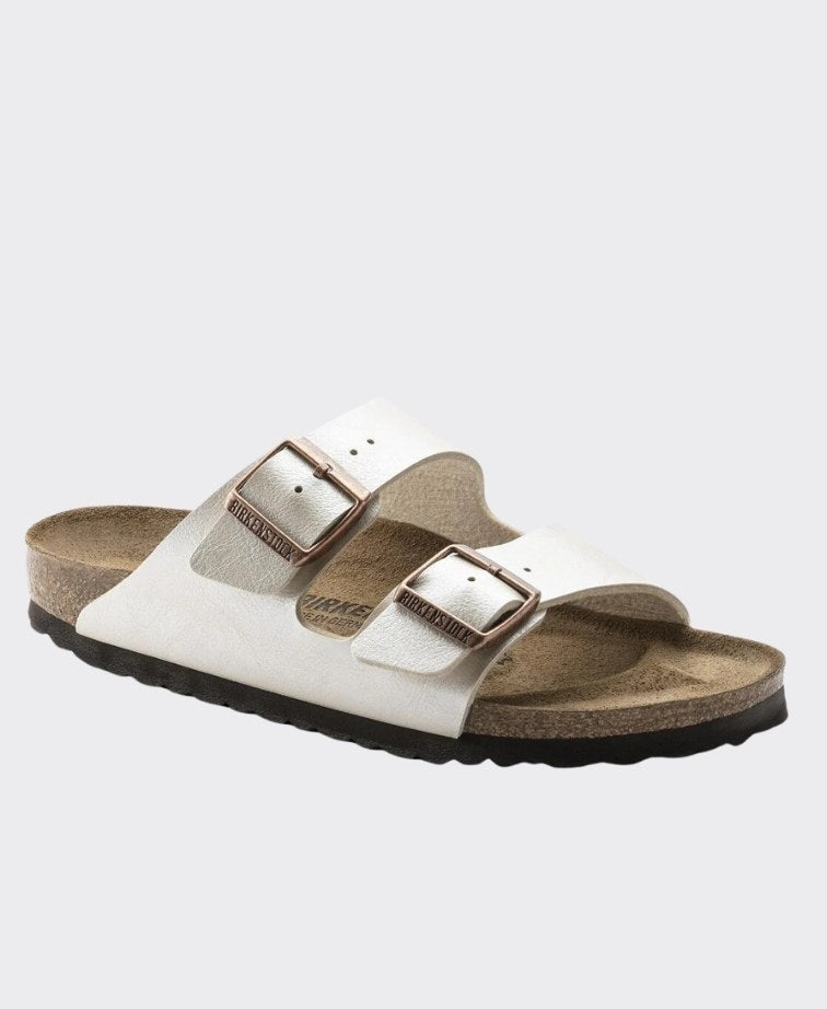 Birkenstock Arizona Birko-Flor Graceful Pearl White Regular - Pearl White