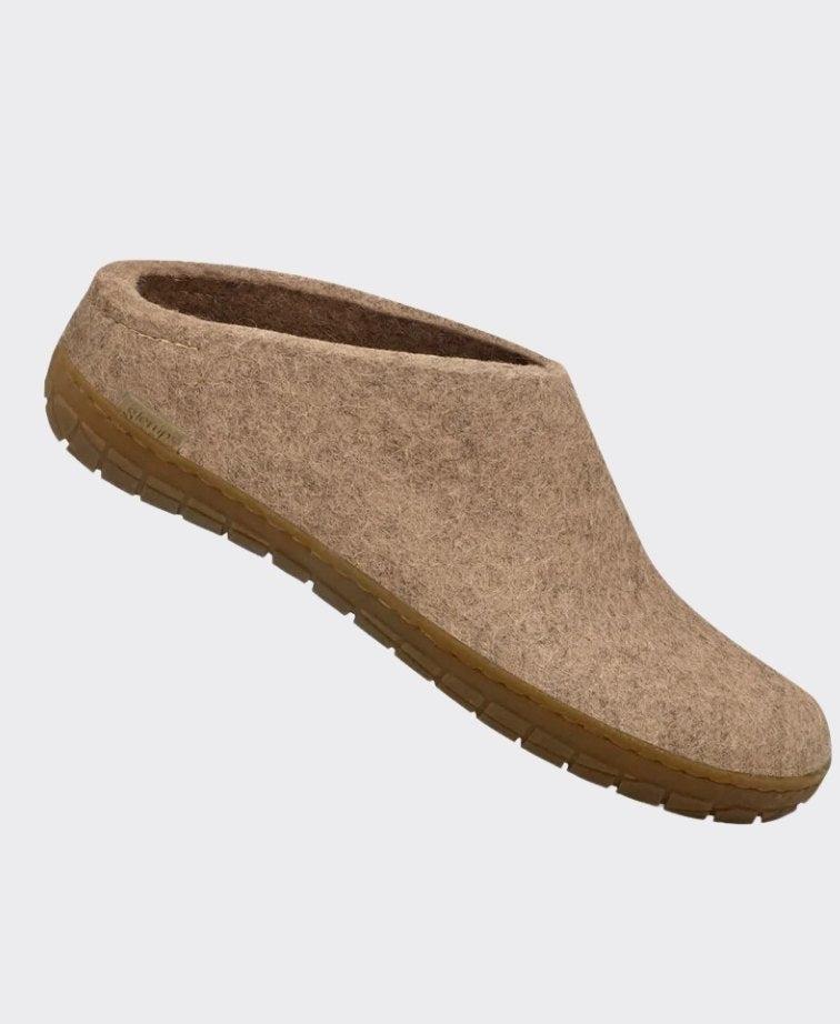 Glerups Slip-On Sand Honey Rubber Sole - Sand