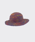 Sababa Crochet Rainbow Purple Base Small Brim - Purple