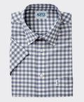 Aertex Shirt S/S Somerset Check - Grey