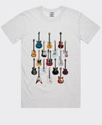 Isthatso Mens Famous Guitars - White Marle