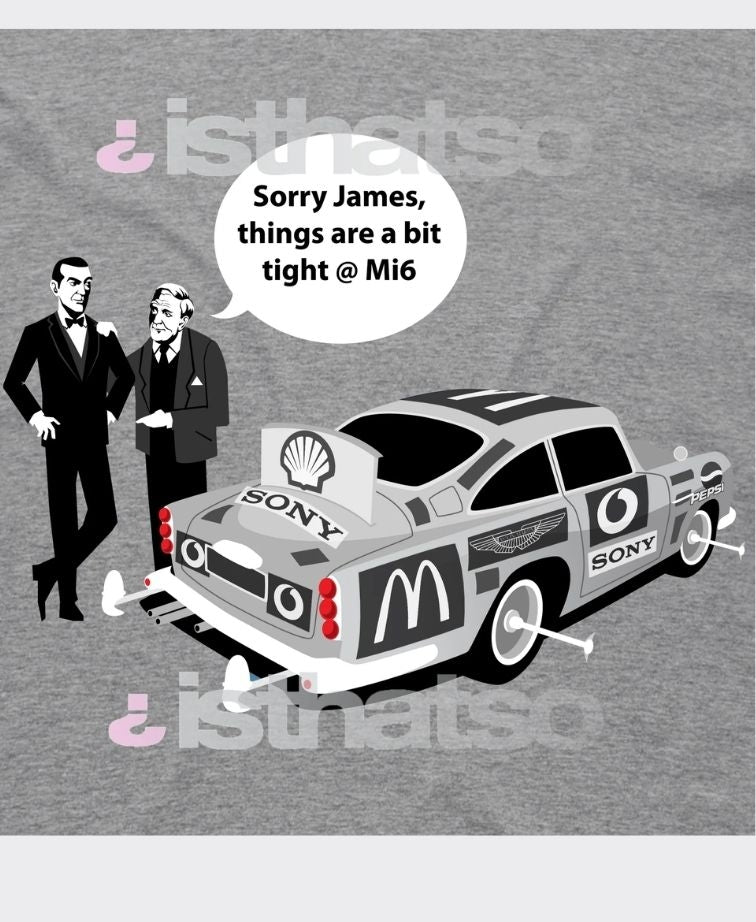 Isthatso Mens Sorry James Tee - Grey