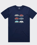 Isthatso Tee USA Classic Car Grills - Dark Blue