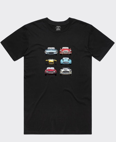 Isthatso Mens UK Sports Car Grills Tee - Atlantic