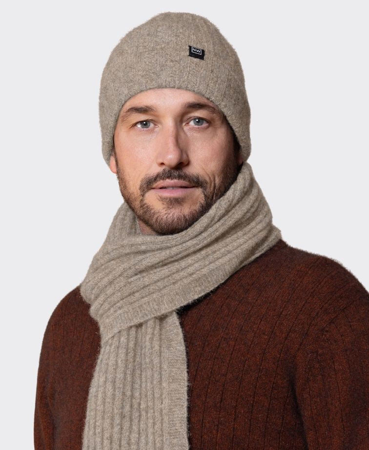 Noble Wilde Rib Beanie - Oyster