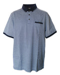 Berlin Polo Textured Mercerised - Navy