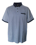 Berlin Polo Textured Mercerised - Navy