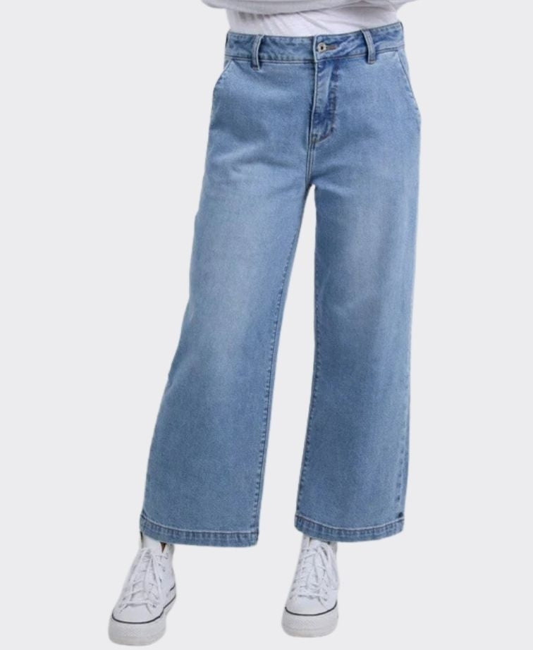 Elm Jean Izzy Wide Leg - Vintage Blue