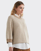 Zaket & Plover Jumper Texture Chunky - Camel
