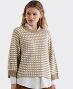 Zaket & Plover Jumper Texture Chunky - Camel