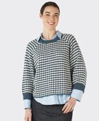Zaket & Plover Jumper Texture Chunky - Denim