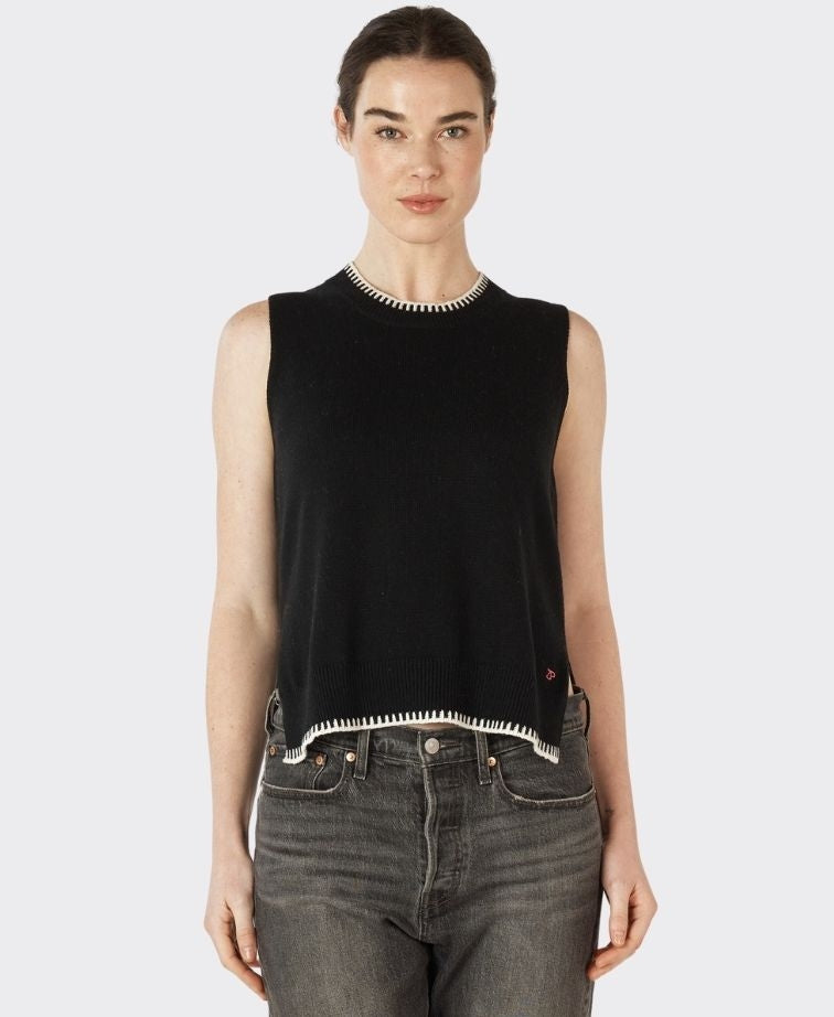 Zaket & Plover Vest Essential Two Tone - Black