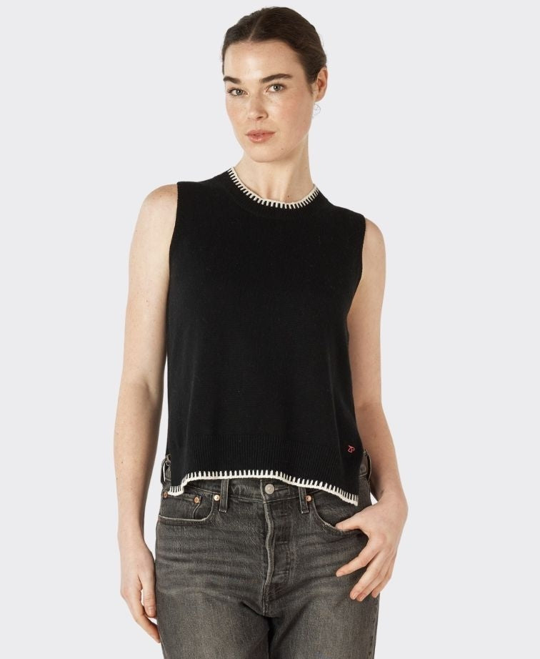 Zaket & Plover Vest Essential Two Tone - Black