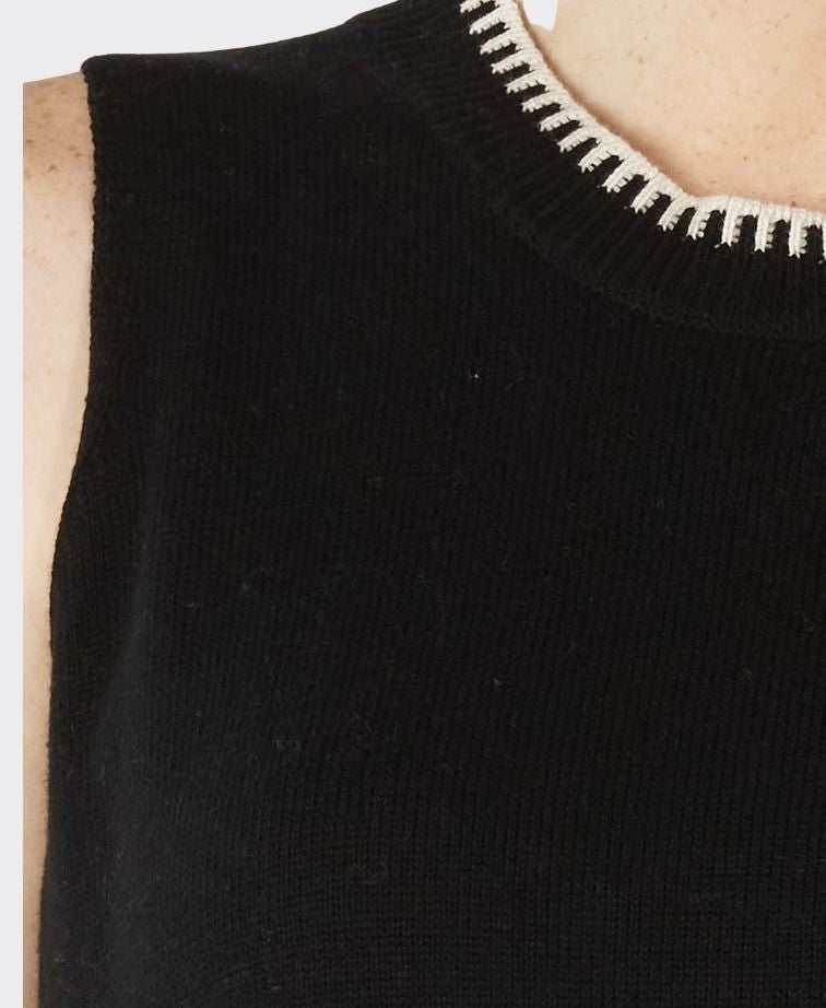Zaket & Plover Vest Essential Two Tone - Black