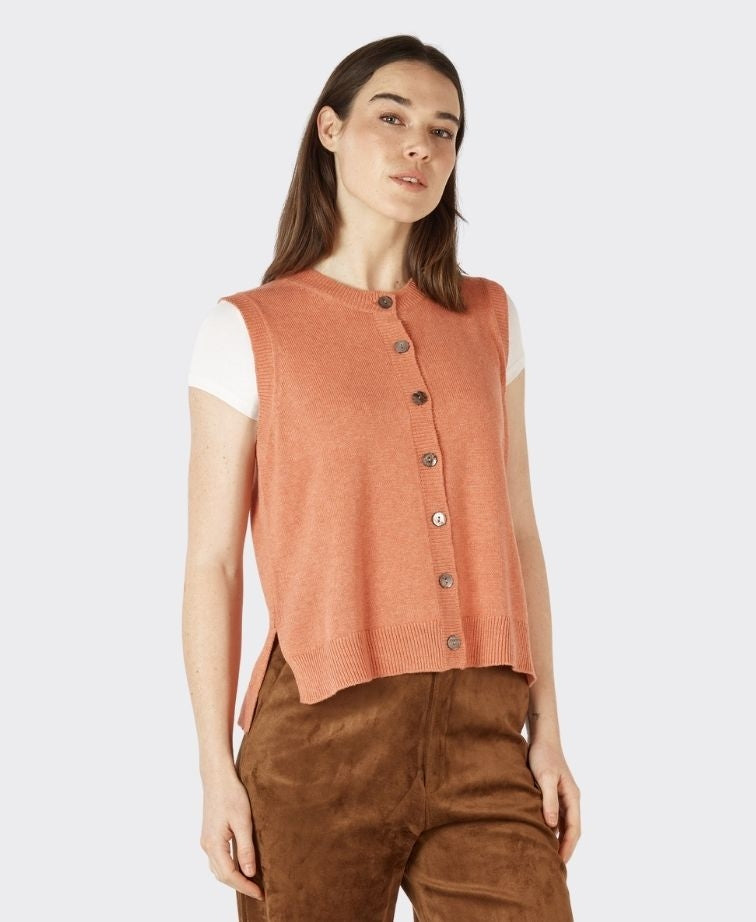 Zaket & Plover Vest Essential Two Tone - Guava