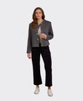 Vassalli Jacket Collarless Short with Zip - Solar