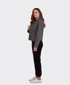 Vassalli Jacket Collarless Short with Zip - Solar