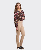 Vassalli Pant Bay Cord Slim Leg - Oat