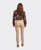 Vassalli Pant Bay Cord Slim Leg - Oat