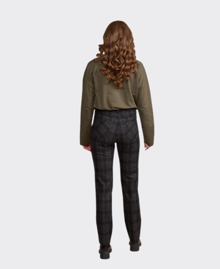 Vassalli Pant Slim Leg Printed Ponti - Bennett