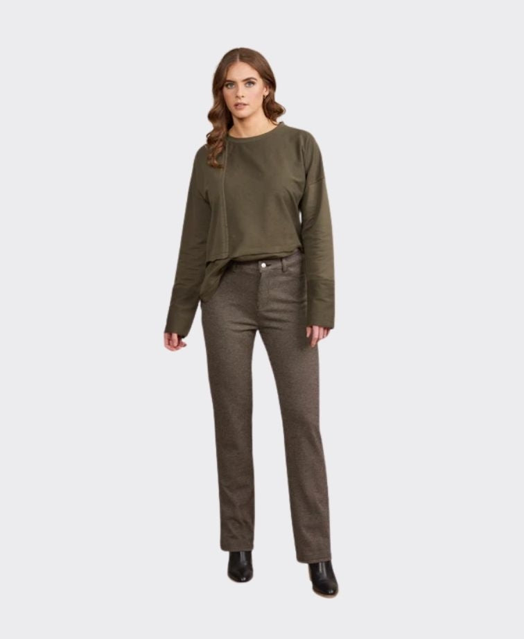 Vassalli Pant Slim Leg Printed Ponti - Harlow